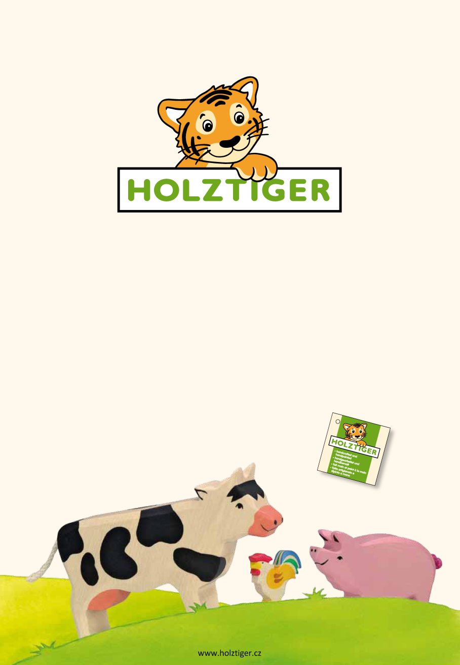 Katalog dřevěných hraček Holztiger