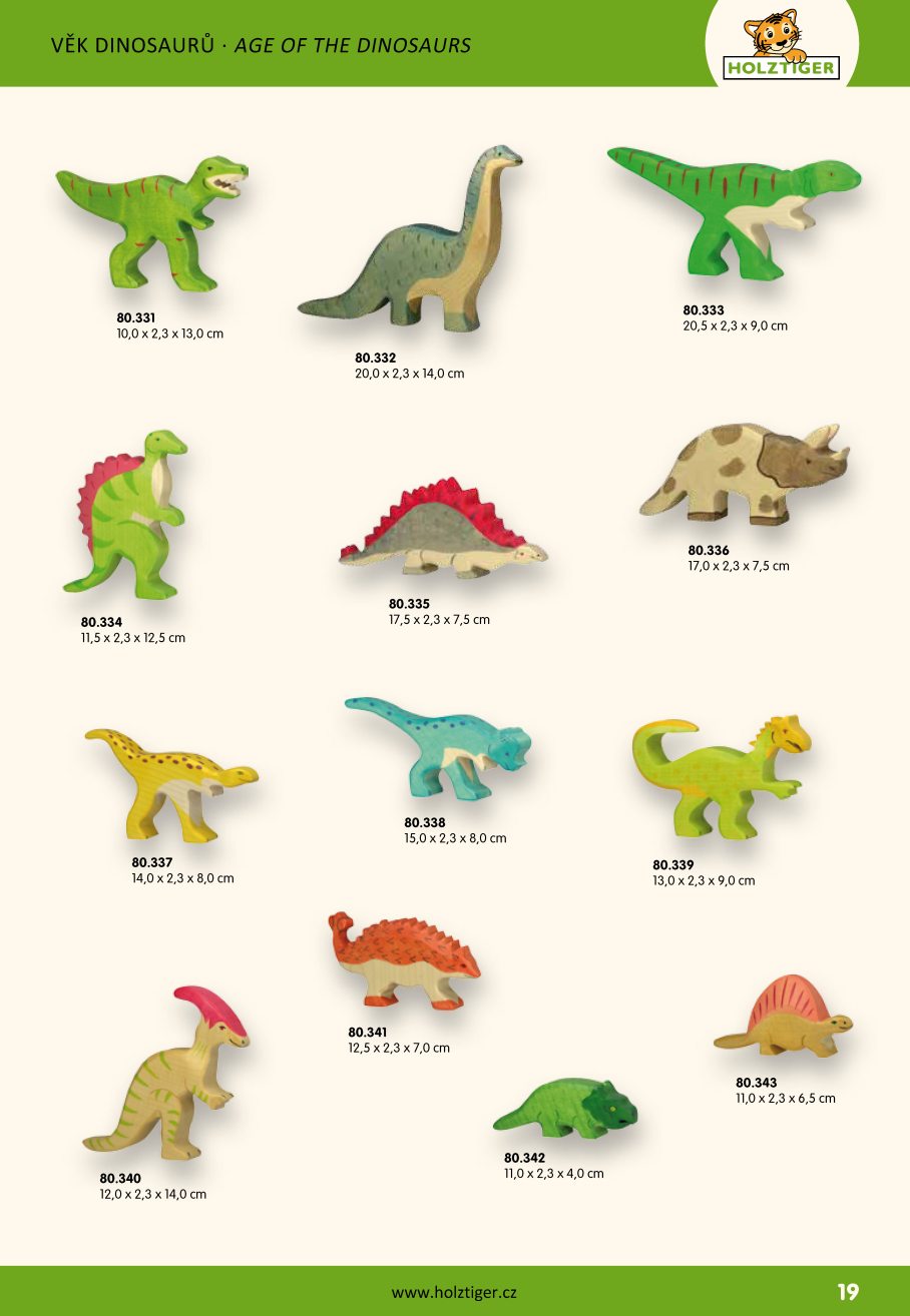 Katalog dřevěných hraček Holztiger