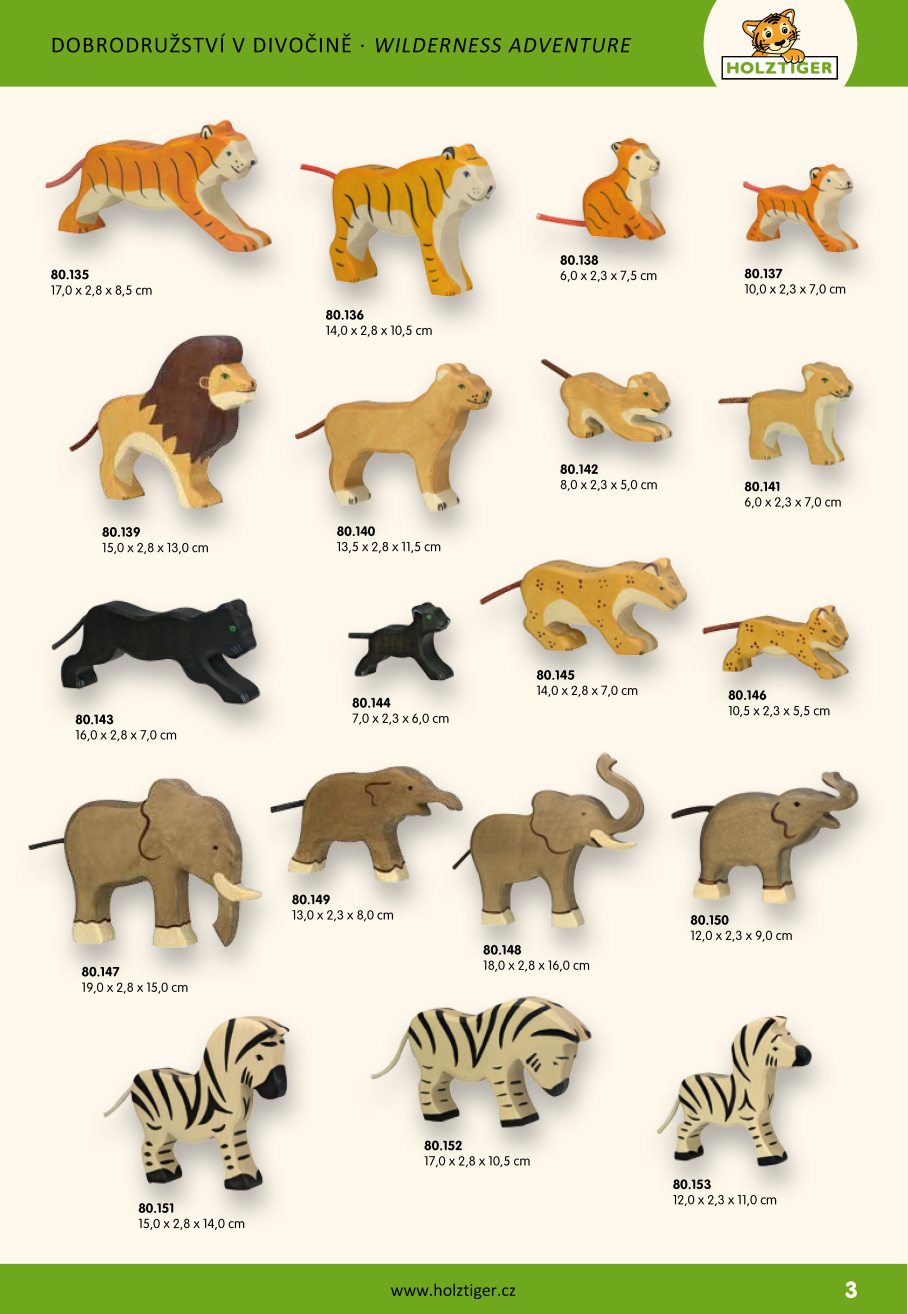 Katalog dřevěných hraček Holztiger