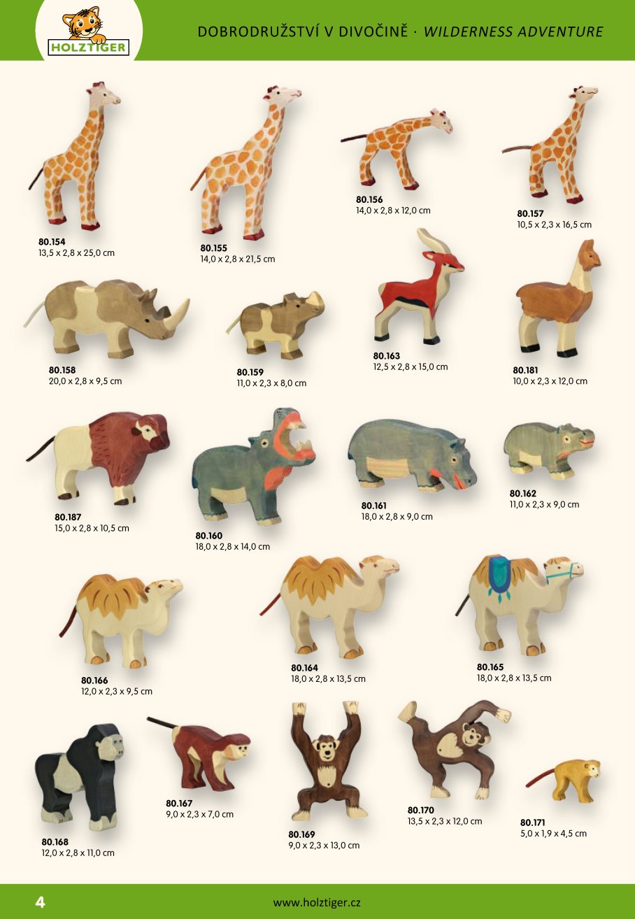 Katalog dřevěných hraček Holztiger
