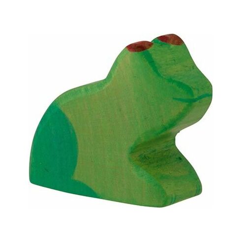 Zelená žába – vodní zvířátko ze dřeva - Holztiger