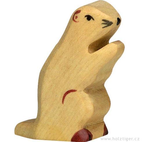Svišť – vyřezávané dřevěné zvířátko - Holztiger