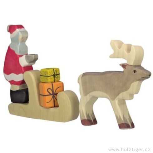 Vánoční muž – dřevěná figurka - Holztiger