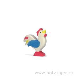 Kohoutek kokrhající – zvířátko ze dřeva