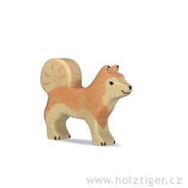 Sibiřský husky – zvířátko ze dřeva