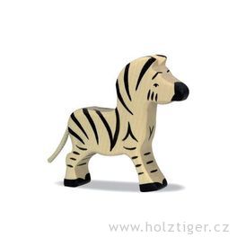 Zebra malá – zvíře ze dřeva