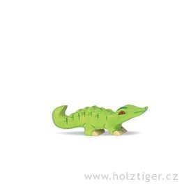 Krokodýl malý – dřevěné zvíře