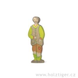 Pasáček vepřů – postavička ze dřeva