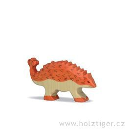 Ankylosaurus – hračka ze dřeva