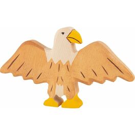 Orel s roztaženými křídly – pták vyřezaný ze dřeva