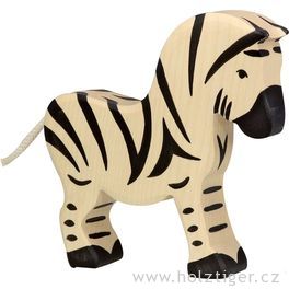 Zebra – zvíře ze dřeva