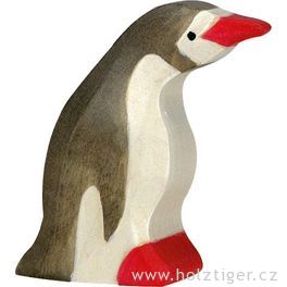 Mládě tučňáka – dřevěná hračka