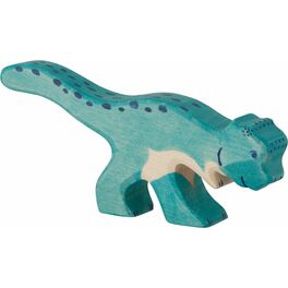 Pachycephalosaurus – dřevěná vyřezávaná hračka