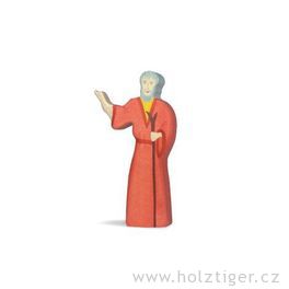 Noe – ručně malovaná figurka ze dřeva